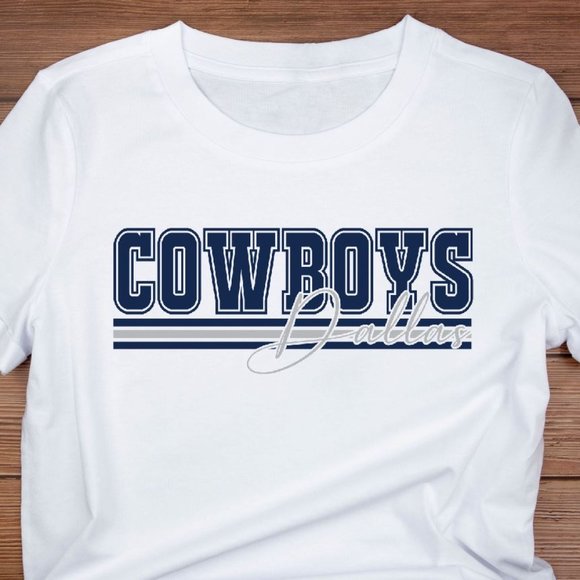 Custom "Dallas Cowboys" T-Shirt - Picture 1 of 1